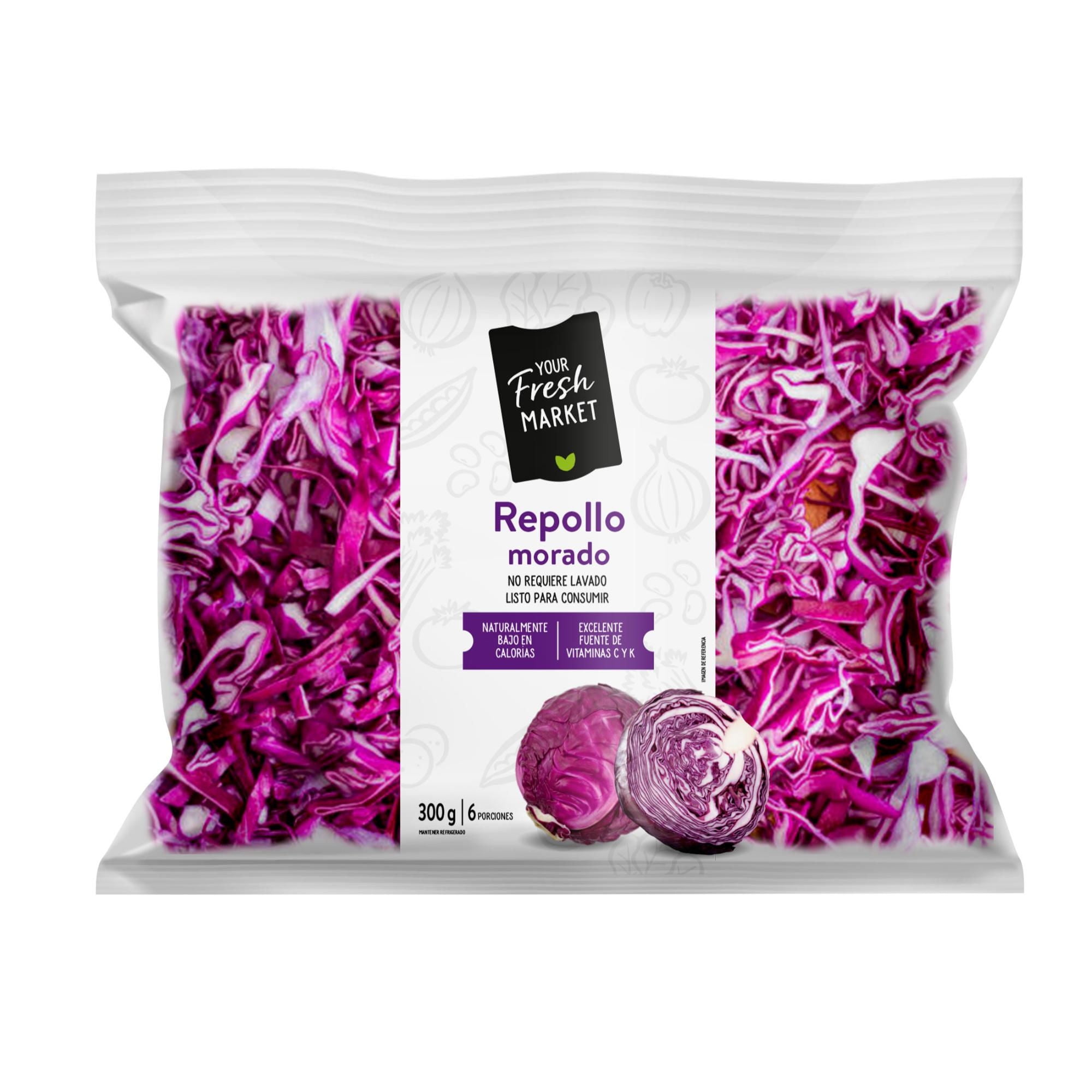 Ensalada Repollo Morado Bolsa 300 g