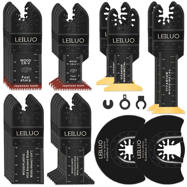 Kits de cuchillas multiherramienta LEILUO para cortar clavos de madera y paneles de yeso
