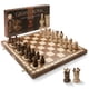 thumbnail image 1 of Juego de ajedrez Wegiel Grand Royal de madera de 46 cm para adultos y niños, 1 of 9