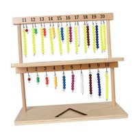 Bothyi - Montessori Checker Board Beads Toy De Cognición De Juguetes Para Niños Para Niños Para Niños