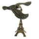 thumbnail image 3 of Creative Iron Tower Balance Eagle Statue Gift DIY Craft Bronce 12cm, 3 of 5