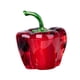 thumbnail image 3 of Cristal Fruta Escultura Arte Estantería Decoración Ornamento Obra Chile Rojo, 3 of 5