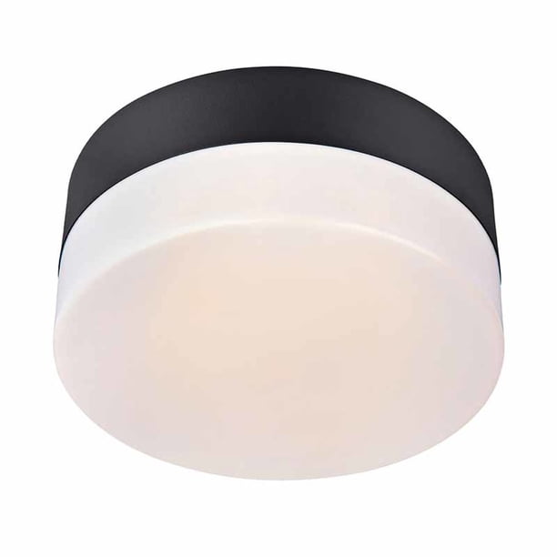 Plafón Deman Led 22Cm Ip44 7W 320Lm 3000K Negro