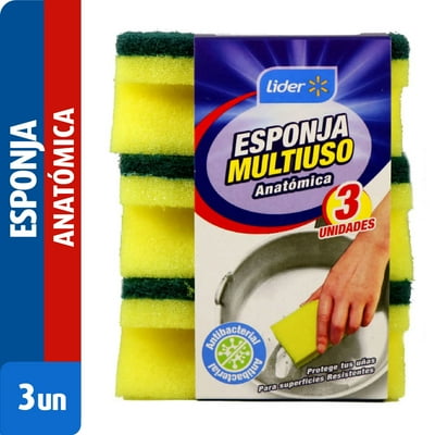 Esponja Anatómica Abrasiva 3 Un Lider