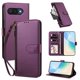 thumbnail image 2 of Funda con Billetera para [Google Pixel 9A] con Bolsillo Zipper y Tarjetero Violeta, 2 of 6