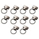 thumbnail image 1 of 10 Uds. De Broches De Langosta De Metal, Llaveros, Abalorios, Fabricación De Joyas, Hebilla, Negro Y Gris, 1 of 5