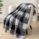 thumbnail image 3 of Manta Sherpa De Forro Polar Blanco Y Negro 150 X 200 Cm, 3 of 9