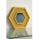 thumbnail image 2 of Espejo Hexagonal con Marco Tejido 50x43.5x2cm, 2 of 2