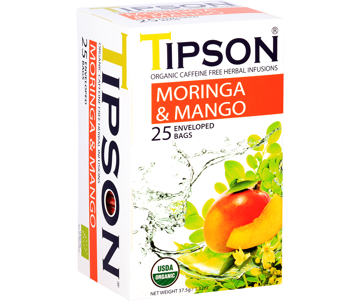 Tipson - Moringa Y Mango En Sobres - 25 X 1,5 G