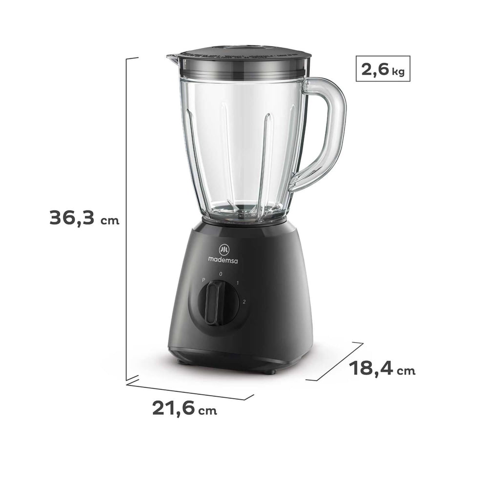 Mademsa MBL20 Negro, foto 5