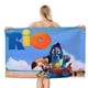 thumbnail image 1 of Rio Toalla de playa de secado rápido con diseño temático, regalo para mujeres y niñas, ideal para cumpleaños, fans, amantes de la música, uso en la playa o al aire libre, 78 × 150 cm, 1 of 6