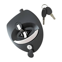 Magideal - Cerradura De Puerta De Remolque Cerradura De Puerta De Entrada De Rv Accesorios De Cerradura Reemplazo Con Cerrojos De Paleta Para Caja De Instrumento Tipo B