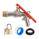 thumbnail image 3 of Grifo De Agua Con Cerradura Para Exteriores, De Metal Resistente Y Latón, Para Garaje, Hogar, Accesorios, Pagoda, Juego De 20 Mm, 3 of 5