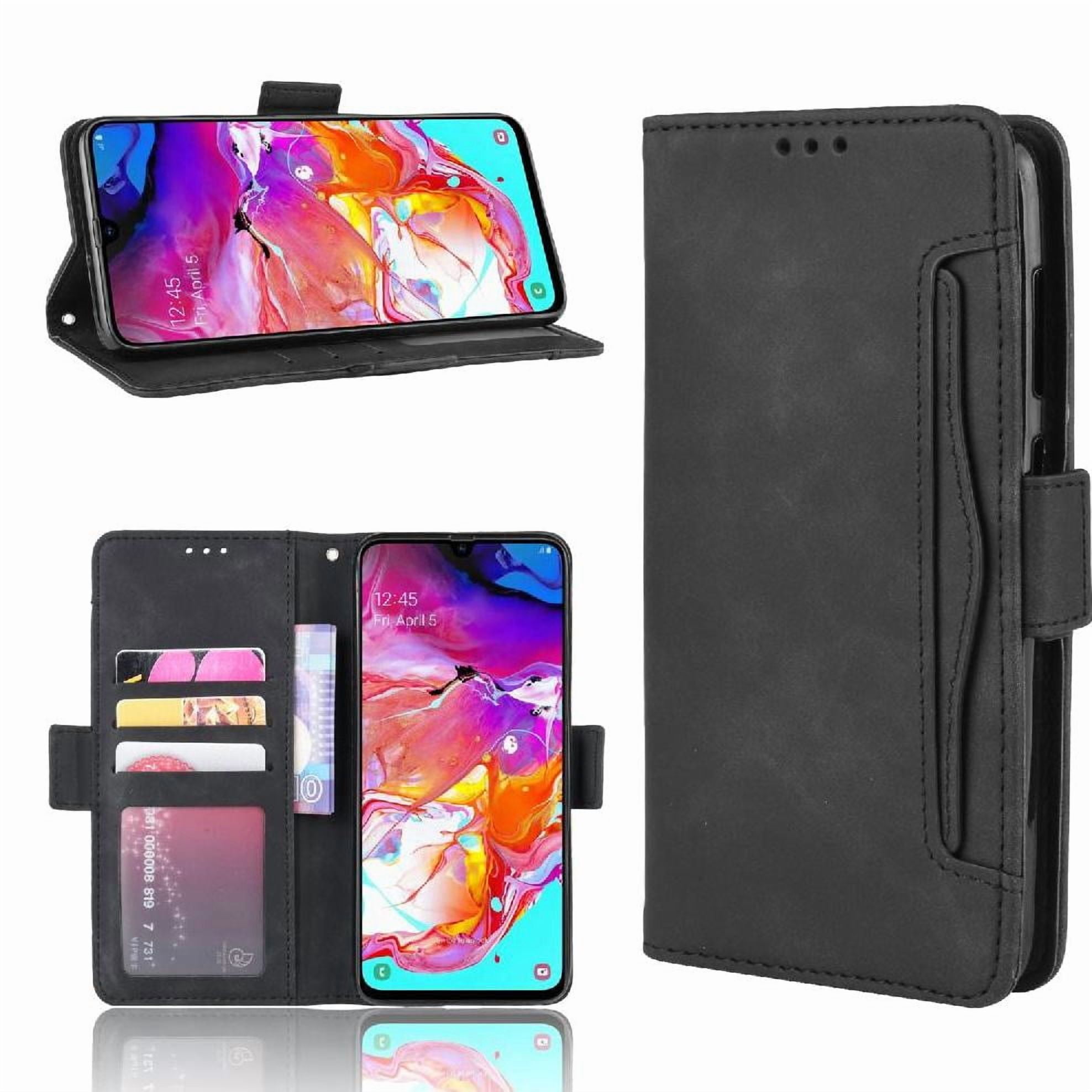 Foxdock - Funda Cartera Magnética Para Samsung Galaxy A70- Tarjetero Desmontable, Cuero Pu, Soporte