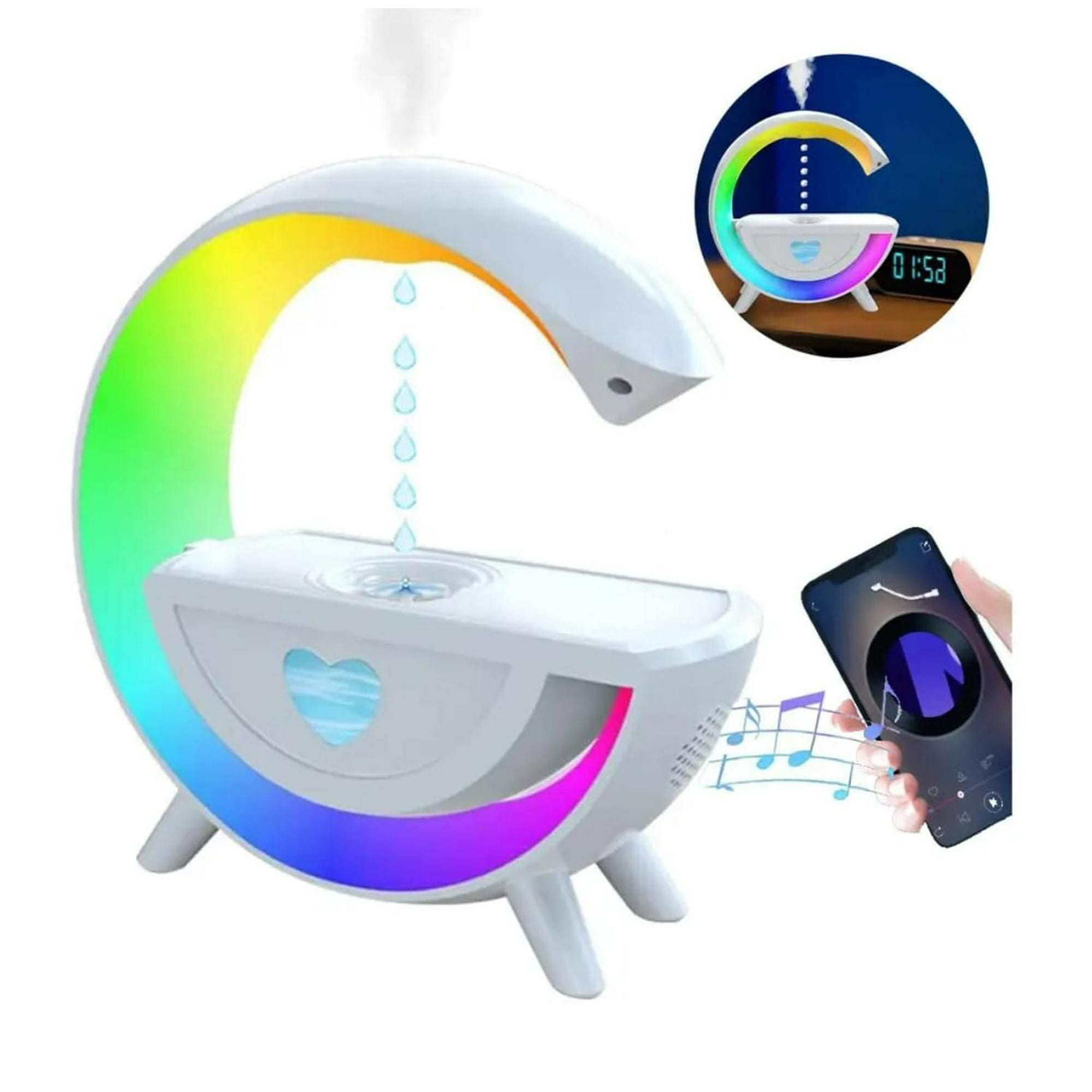 Genérico - Humificador Difusor De Aceites Antigravedad Gotas De Agua