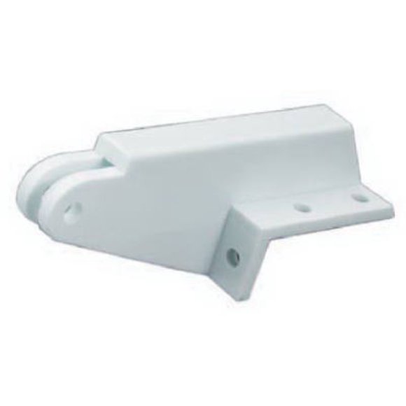 Bracket Wright de plástico blanco, paquete de 1 unidad, para habitaciones Lanai