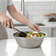 thumbnail image 1 of Bol circular metalico 18x6cm para cocina y mezcla Plateado, 1 of 3