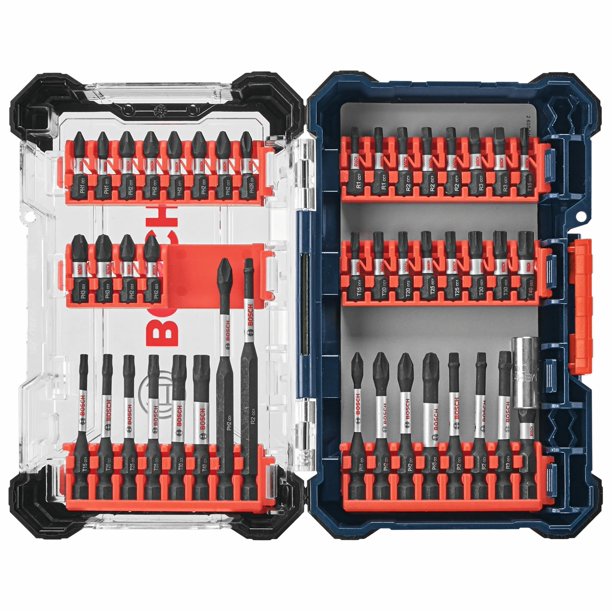 Juego de destornilladores de impacto Bosch SDMSD44 de 44 piezas con funda personalizada