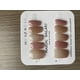 thumbnail image 1 of Uñas Postizas Adhesivas Press On Ojo De Gato Bicolor Rosa Reutilizables 10Pcs Talla S, 1 of 8