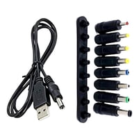 Magideal - Adaptador De Cc Convertidor De Alimentación Kits De Adaptador De Alimentación De Cc Para Computadora Portátil Base De 5 5 X 2 1 Mm Rendimiento