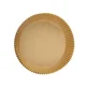 thumbnail image 1 of Papel desechable para freidora de aire, 100 unidades, antiadherentes, apto para horno, resistente al aceite y al agua, apto para microondas (100 unidades, 6,3 pulgadas), 1 of 8