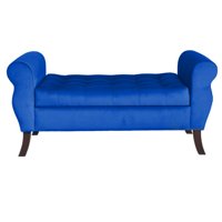 Tapiceria Moderna - Banqueta Baul Diva Color Azul Marino