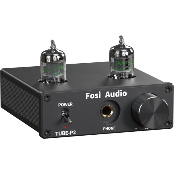 Amplificador Auriculares Fosi Audio P2 Tubo Válvulas RCA AUX