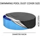 thumbnail image 2 of Cubierta de piscina para perros de 122 cm, portátil, redonda y plegable, para niños, con tela Oxford y cordón ajustable, impermeable y a prueba de polvo (negra) - Solo cubierta, 2 of 7
