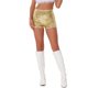 thumbnail image 1 of INSPIRE CHIC Pantalones Cortos de Mujer con Lentejuelas Brillantes de Tiro Medio Sólido Brillo Cóctel Cintura Elástica Oro M, 1 of 6