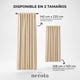 thumbnail image 5 of Casa Nerola Cortina Blackout Textura Lino 108 x 160 cm Poliéster 1 Paño Beige, 5 of 9