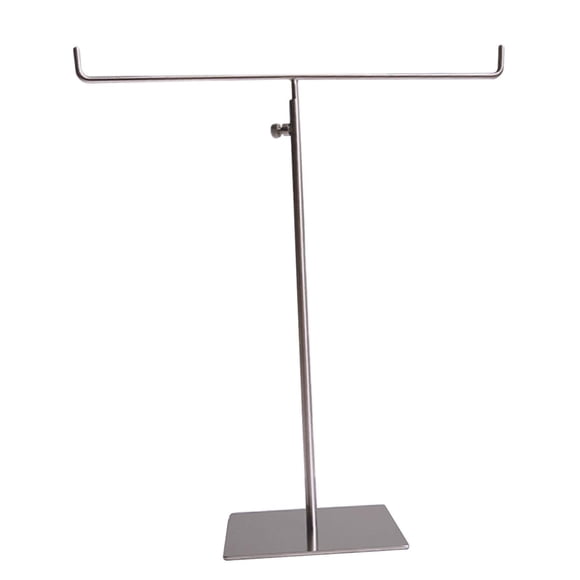Acero Inoxidable Base Estable Versátil Del Soporte De Exhibición De La Barra T De La Joyería De La Encimera