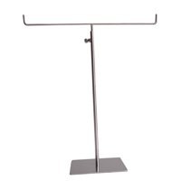 Bothyi - Acero Inoxidable Base Estable Versátil Del Soporte De Exhibición De La Barra T De La Joyería De La Encimera