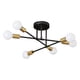 thumbnail image 3 of Lámpara De Techo De Ara?a De Hierro Forjado Nórdico De Luz De Techo Para Decoración Del Hogar Negro Dorado, 3 of 5