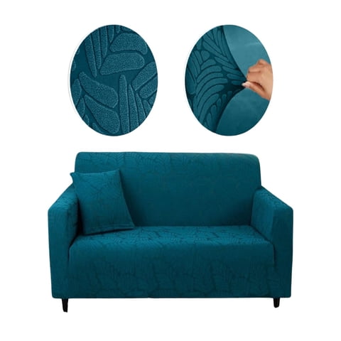 Genérico - Funda Sofá 3 Cuerpos Texturizada Ajustable 6N3