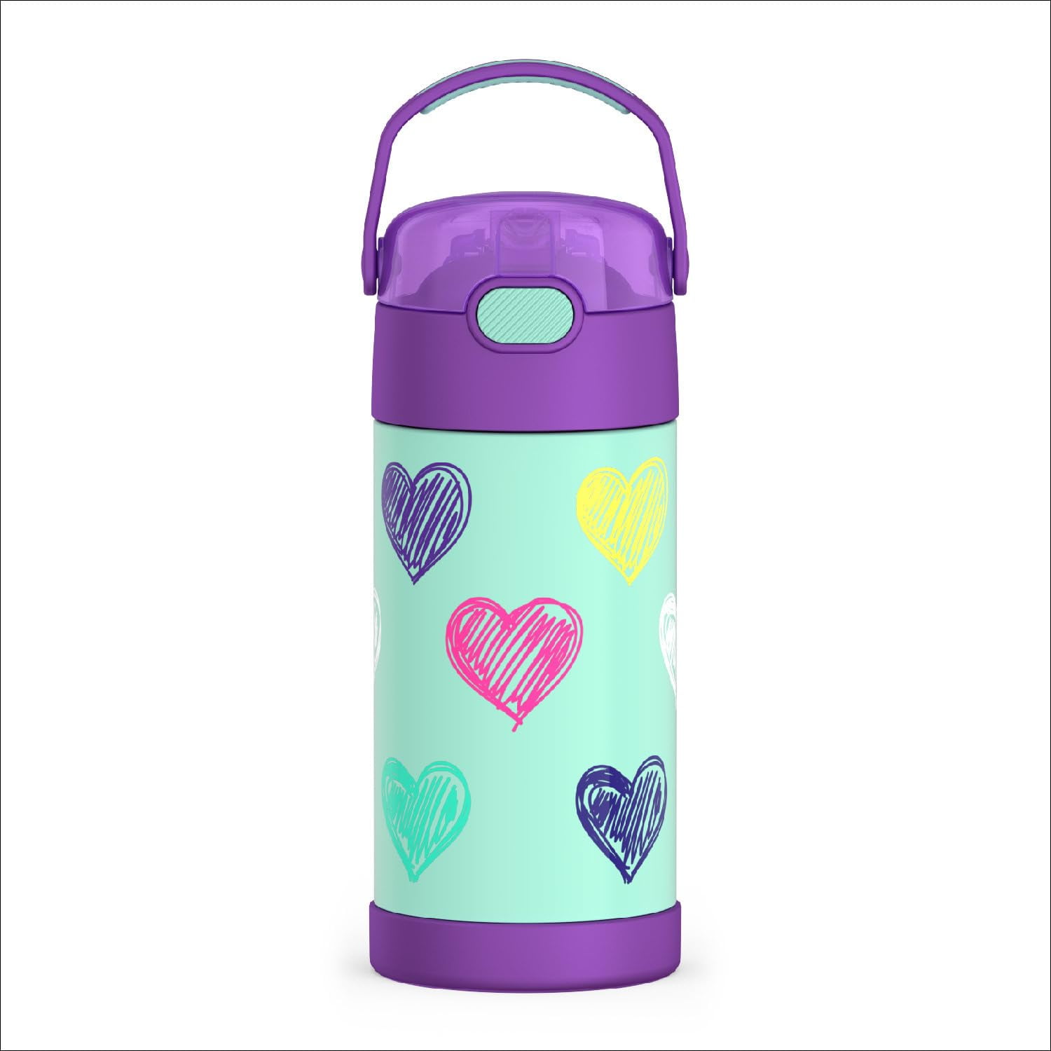 Botella De Agua Thermos Funtainer 12 Oz Para Niños De Acero Inoxidable