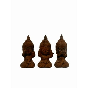 Decostilo - Trío De Budas Sabios 13Cm: Ciego, Sordo Y Mudo