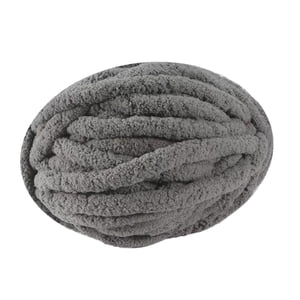 Bothyi - Hilo Grueso Y Grueso De Poliéster Para Manta Tejida, Fabricación De Alfombras, Color Gris