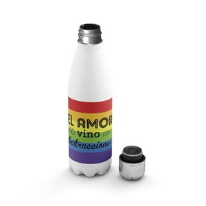 Creango - Botella Agua Termica Lgtb Pride De Acero Inoxidable