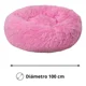 thumbnail image 2 of Cama De Felpa Suave Antiestrés Para Perros Y Gatos 100cm XXL, 2 of 2