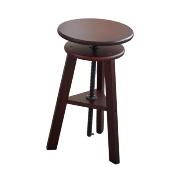 Taburete de madera de altura ajustable, taburete de artista para dibujar, taburete de pintura para adultos, silla de madera para estudio, bar, uso dom Nuez