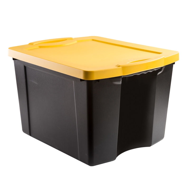 Wenco - Caja Organizadora Fullbox 75 Litros Negro/Amarilla