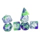 thumbnail image 1 of Juego De Dados Poliédricos De D4-d20 De Dados Acrílicos De 7 Piezas Para Juegos De Mesa De Cartas Letras Blancas, 1 of 3
