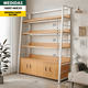 thumbnail image 2 of Repisa Estanteria Madera Modelo Roma 4 Niveles 180*140*35 2 Puertas Xp 2, 2 of 3
