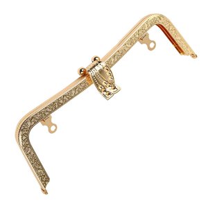 Bothyi - Bolso Kiss Broche Cerradura Monedero Broche Monedero De Metal Marco Para Billetera Monedero Fabricación De Oro