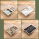 thumbnail image 4 of Caja de almacenamiento Vidifor 23x17x5 cm, juego de 2 con tapa con cierre, 4 of 6