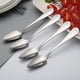 thumbnail image 4 of XmhyTop 6pcs utensilios de toronja de acero inoxidable cucharas borde dentado (plata), 4 of 5