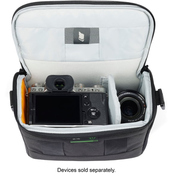 Bolso para cámara Lowepro Adventura Go SH140 negro de tela reciclada