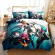 thumbnail image 1 of League of Legends Bedding Set Full Size Bed Children's Bedroom Duvet Bed Sheets, 1 of 5
