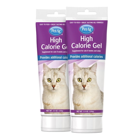 Suplemento PetAg Gel alto en calorías para gatos, 100 ml x 2 pollos