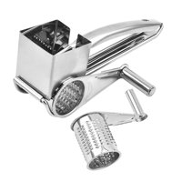 Magideal - Ralladores De Queso Giratorios Para Cocina Trituradora De Jengibre Multifunción Con De Mano Trituradora De Mano Duradera Rallador De Queso 1 Hoja